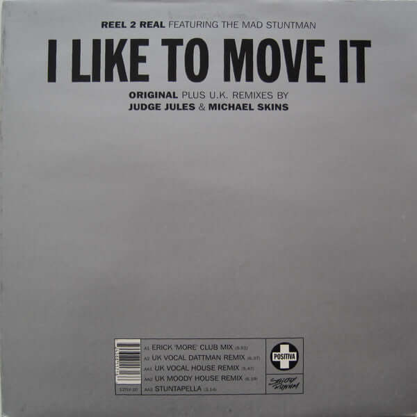 Reel 2 Real Featuring The Mad Stuntman - I Like To Move It Vinyl