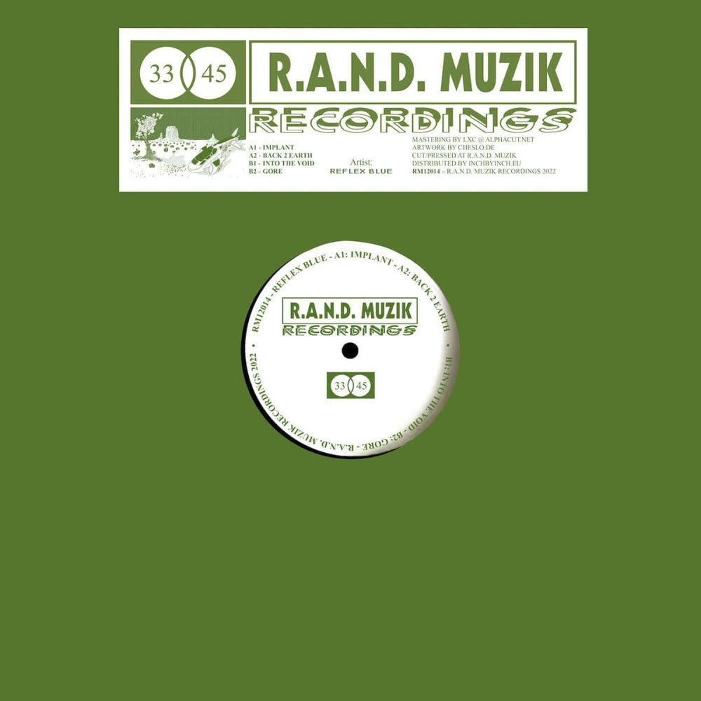 Reflex Blue - RM12014 Vinyl
