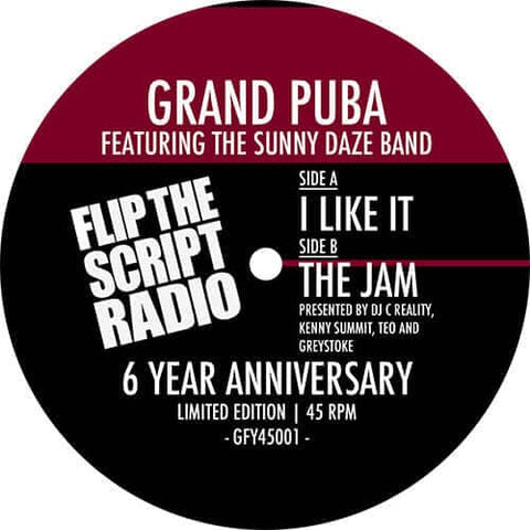 Grand Puba Featuring The Sunny Daze Band - I Like It - Artists Grand Puba Genre Hip-Hop Release Date 21 January 2022 Cat No. GFY45001 Format 7" Vinyl - Good For You Records - Vinyl Record