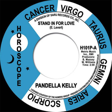 Pandella Kelly - Stand In For Love - Artists Pandella Kelly Genre Soul, Reissue Release Date 1 Jan 2021 Cat No. H101P Format 7