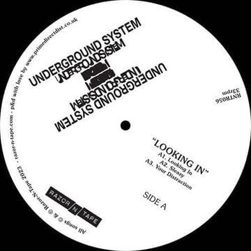 Underground System - Looking In Artists Underground System Genre Nu-Disco, House, Edits Release Date 28 Apr 2023 Cat No. RNTR056 Format 12