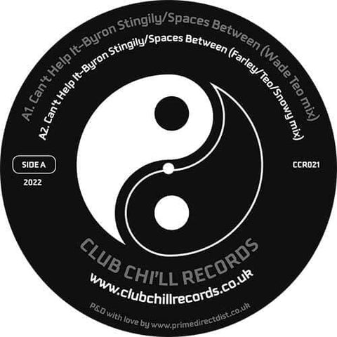 Byron Stingily - Can’t Help It - Artists Byron Stingily Genre Deep House, Garage House Release Date 23 Sept 2022 Cat No. CCR021 Format 12" Vinyl - Club Chi’ll Records - Vinyl Record