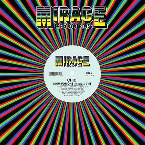 Chic - Soup For One - Artists Chic Genre Disco, Reissue Release Date 1 Jan 2021 Cat No. SPEC1824 Format 12" Vinyl - Mirage - Mirage - Mirage - Mirage - Vinyl Record