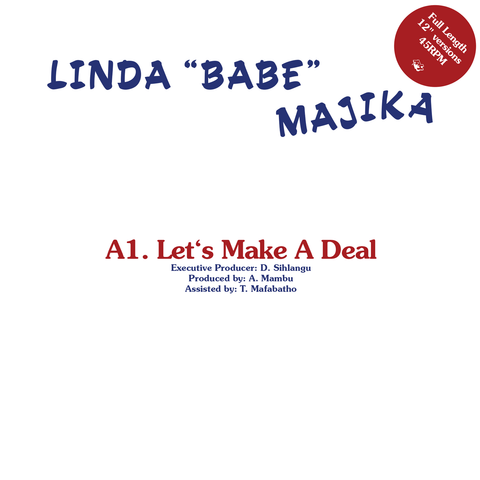 Linda Majika - Let's Make A Deal - Double sider 12" including the bubblegum club track ''Let's Make a Deal'' by Linda "Babe” Majika, which was originally released on the rare 'Don’t Treat Me So Bad' lp in South-Africa, 1988... - Rush Hour SSS - Rush Hour - Vinyl Record