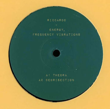 Riccardo - Energy Frequency Vibrations Vinyl Vinly Record