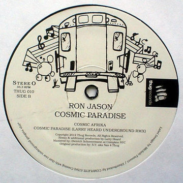 Ron Jason ‎ - 'Cosmic Paradise' Vinyl Vinyl Vinly Record