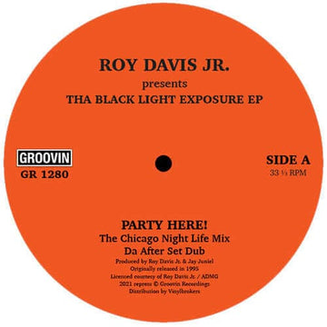 Roy Davis Jr. - Tha Black Light Exposure Vinyl Vinly Record
