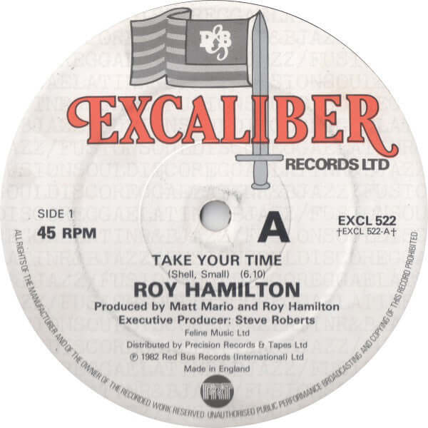 Roy Hamilton - Take Your Time Vinyl