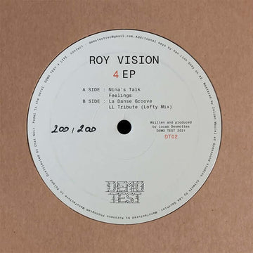 Roy Vision - 4 Vinyl Vinly Record