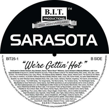 Sarasota - We're Gettin Hot Vinyl Vinly Record