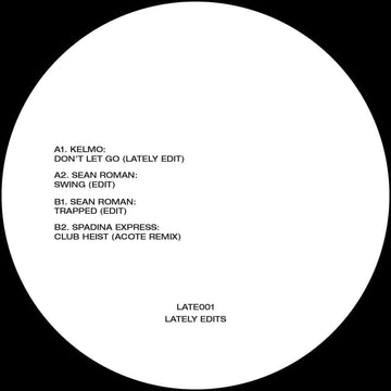 Sean Roman & more - 'Lately Edits' Vinyl Vinyl Vinly Record