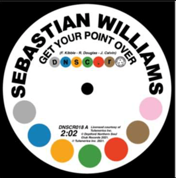 Sebastian Williams - Get Your Point Over / I Don’t Care What Mama Said (Baby I Need You) 7" Vinyl