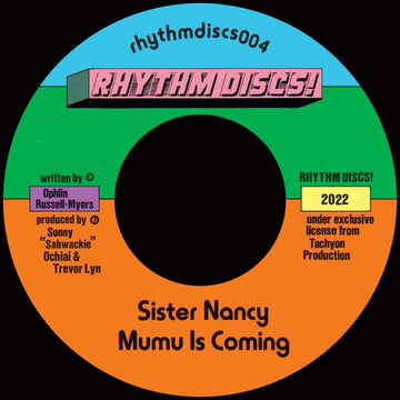 Sister Nancy - Mumu Is Coming Vinyl Vinly Record