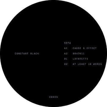 Sota - Cause & Effect Vinyl Vinly Record