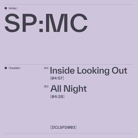 SP:MC - Inside Looking Out / All Night Vinyl - Vinyl Record