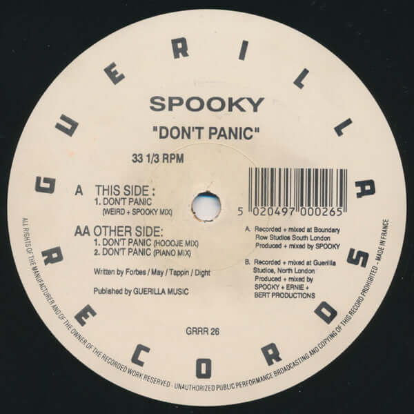 Spooky - Don't Panic Vinyl
