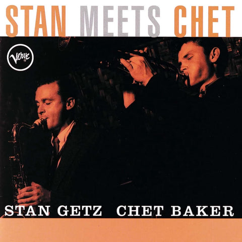 Stan Getz & Chet Baker - Stan Meets Chet - Artists Stan Getz & Chet Baker Genre Jazz, Reissue Release Date 13 Jan 2023 Cat No. 950745 Format 12" Orange Vinyl - Waxtime - Vinyl Record