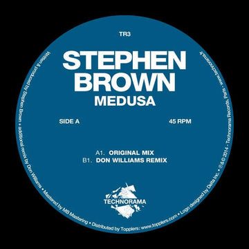 Stephen Brown - Medusa - Artists Stephen Brown Genre Techno, Banger Release Date Cat No. TR3 Format 12