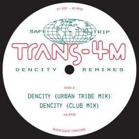 Trans-4m - Dencity Remixes (Vinyl) - Back in 2019, Safe Trip delivered a much-needed reissue of Trans-4m’s previously overlooked 1992 debut album, Sublunar Oracles, an ambient house and ambient techno masterpiece from Belgian brothers Stefan and Dimitri V Vinly Record