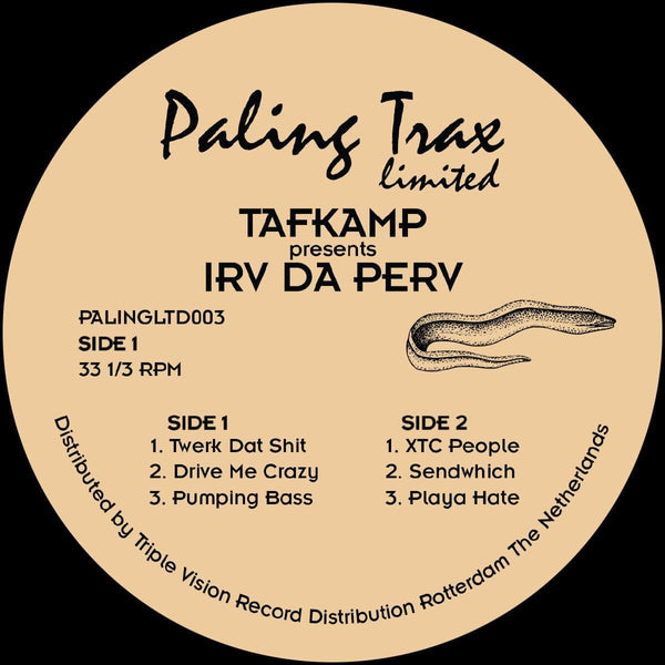 Tafkamp pres... Irv Da Perv - 'The Most Wanted Digital Dubplates Vol. 2' Vinyl Vinyl