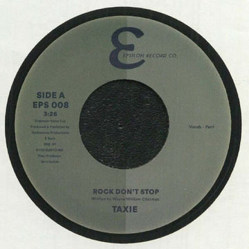 Taxie - Rock Don't Stop Vinyl Vinly Record