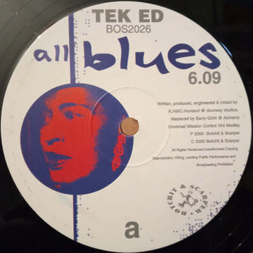 Tek Ed - All Blues / Papa Vinyl Vinly Record