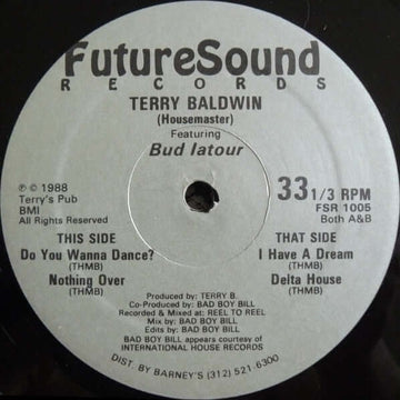 Terry Baldwin Featuring LaTour - Do You Wanna Dance? Vinyl Vinly Record