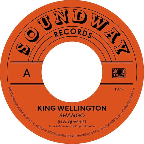 King Wellington / Frends - Shango - Artists King Wellington / Frends Genre Soca, Calypso, Funk, Reissue Release Date 28 Apr 2023 Cat No. SNDW7026 Format 7" Vinyl - Soundway Records - Soundway Records - Soundway Records - Soundway Records - Vinyl Record