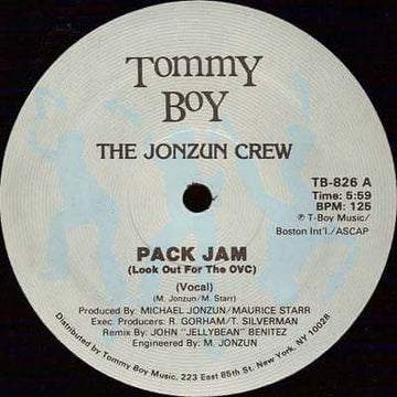 The Jonzun Crew - Pack Jam (Look Out For The OVC) Vinyl Vinly Record
