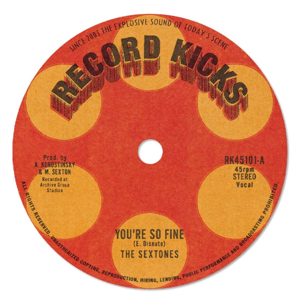 The Sextones - You're so Fine / Cowboys to Girl Vinyl