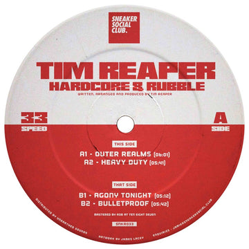 Tim Reaper - Hardcore & Rubble Vinyl Vinly Record