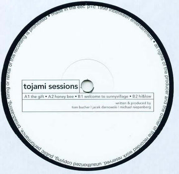 Tojami Sessions - The Gift Vinyl Vinly Record