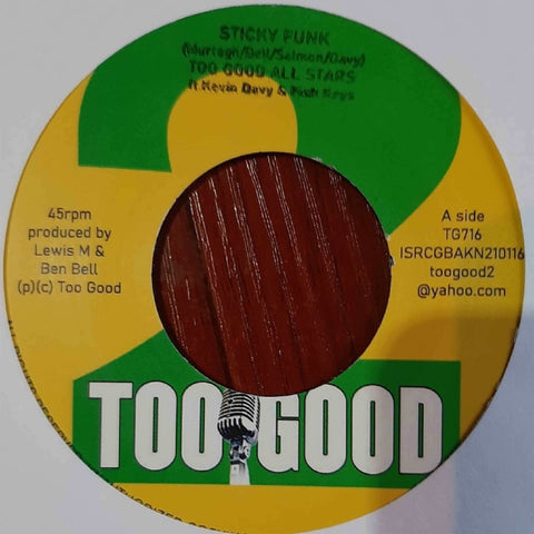 Too Good Allstars - Sticky Funk / Funky Pigeon Vinyl - Vinyl Record