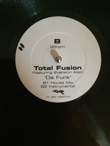 Total Fusion Featuring Evenson Allen - Da Funk Vinyl Vinly Record