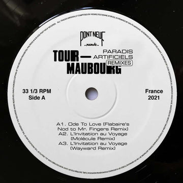 Tour - Maubourg - Paradis Artificiels (Remixes) Vinyl Vinly Record