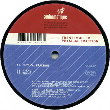 Trentemøller - Physical Fraction Vinyl Vinly Record