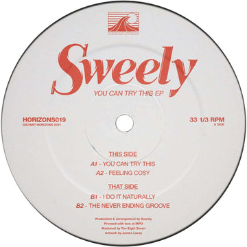 Sweely - You Can Try This EP (Vinyl) - Sweely - You Can Try This EP (Vinyl) - Distant Hawaii’s 19th release comes from French artist and former CONCRETE resident, Sweely. Drawing from a far reaching pool of influences, Sweely swings effortlessly between e Vinly Record