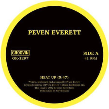 Peven Everett - Heat Up / Fantasy Eyes - Artists Peven Everett Genre Deep House, Reissue Release Date 28 Oct 2022 Cat No. GR1297 Format 12