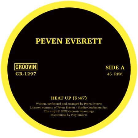 Peven Everett - Heat Up / Fantasy Eyes - Artists Peven Everett Genre Deep House, Reissue Release Date 28 Oct 2022 Cat No. GR1297 Format 12" Vinyl - Groovin Recordings - Vinyl Record