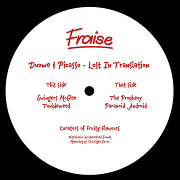 Duowe & Picasso - Lost in Translation - Artists Duowe Picasso Genre Tech House, 2-Step Release Date 16 Dec 2022 Cat No. STRWB007 Format 12