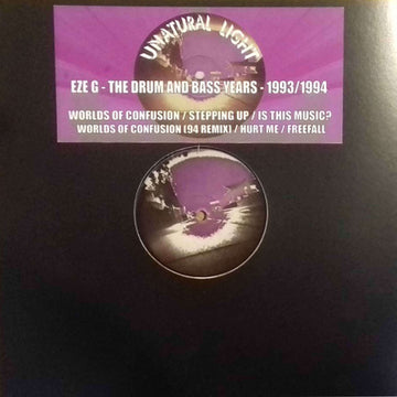 Eze G - The Early Drum & Bass Years (1993/1994) (Vinyl) - Eze G - The Early Drum & Bass Years (1993/1994) (Vinyl) - Vinyl, 12