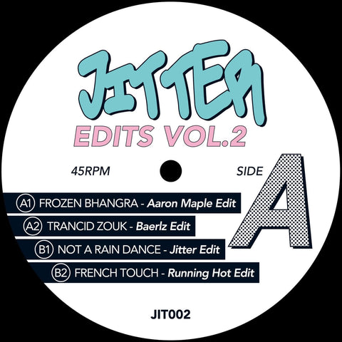 Jitter - Edits Vol. 2 - Jitter - Edits Vol. 2 - Embracing the good vibe of the afro, ethnic and tropical scenes. Vinyl, 12, EP - Jitter - Jitter - Jitter - Jitter - Vinyl Record