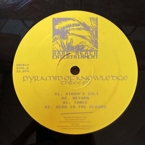 Pyramid Of Knowledge - Three - Artists Pyramid Of Knowledge Genre Techno, Electro Release Date 25 March 2022 Cat No. HBE012 Format 12" Vinyl - Hard Beach Entertainment - Hard Beach Entertainment - Hard Beach Entertainment - Pyramid Of Knowledge - Three - - Vinyl Record