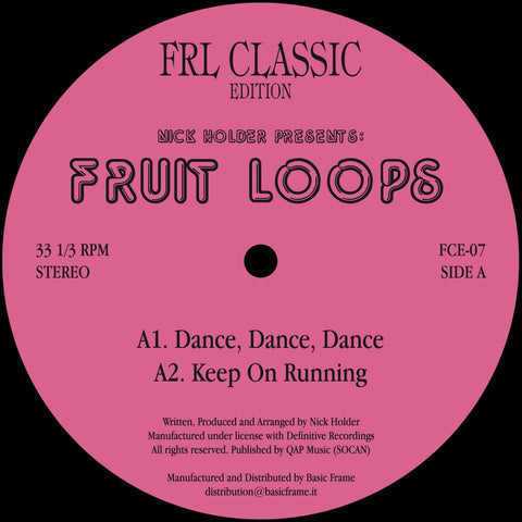 Nick Holder - Fruit Loops - Artists Nick Holder Genre Disco House, House, Reissue Release Date 31 Mar 2023 Cat No. FCE-07 Format 12" Vinyl - Vinyl Record