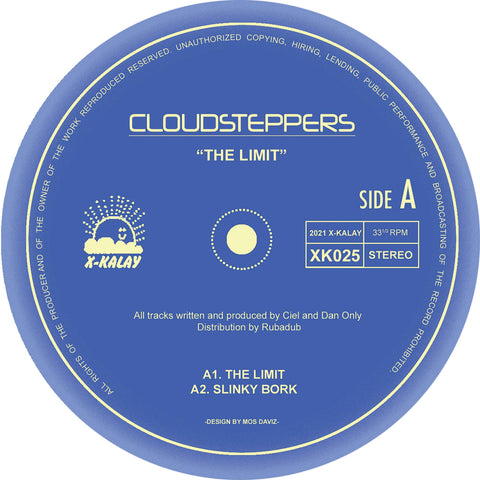 Cloudsteppers (Ciel & Dan Only) - The Limit - Artists Ciel, Dan Only Genre Tech House Release Date 6 May 2022 Cat No. XK025 Format 12" Vinyl - X-Kalay - X-Kalay - X-Kalay - X-Kalay - Vinyl Record