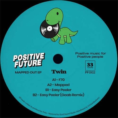 Twin - Mapped Out - Twin - Mapped Out - Positive Future is back with "Mapped Out", a 4 track EP by london based producer Twin, including Gaab Remix. Vinyl, 12", EP - Positive Future - Positive Future - Positive Future - Positive Future - Vinyl Record