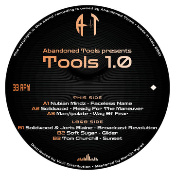 Various - 'Tools 1.0' Vinyl - Artists Various Genre Tech House, Breakbeat Release Date 14 Jul 2022 Cat No. AT001 Format 12