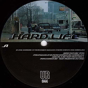 UR - Hardlife - Artists UR, Aaron Carl Genre Techno, House Release Date 15 December 2021 Cat No. UR-044MCM Format 12