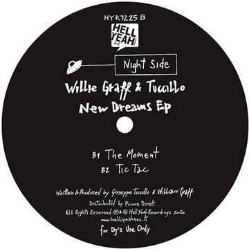 Willie Graff & Tuccillo - New Dreams - Artists Willie Graff Tuccillo Genre Deep House, Downtempo Release Date Cat No. HYR7225 Format 12
