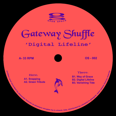 Gateway Shuffle - Digital Lifeline - Artists Gateway Shuffle Genre Balearic, Breaks, Downtempo Release Date 24 Feb 2023 Cat No. OS-002 Format 12" Vinyl - Open Space - Open Space - Open Space - Open Space - Vinyl Record